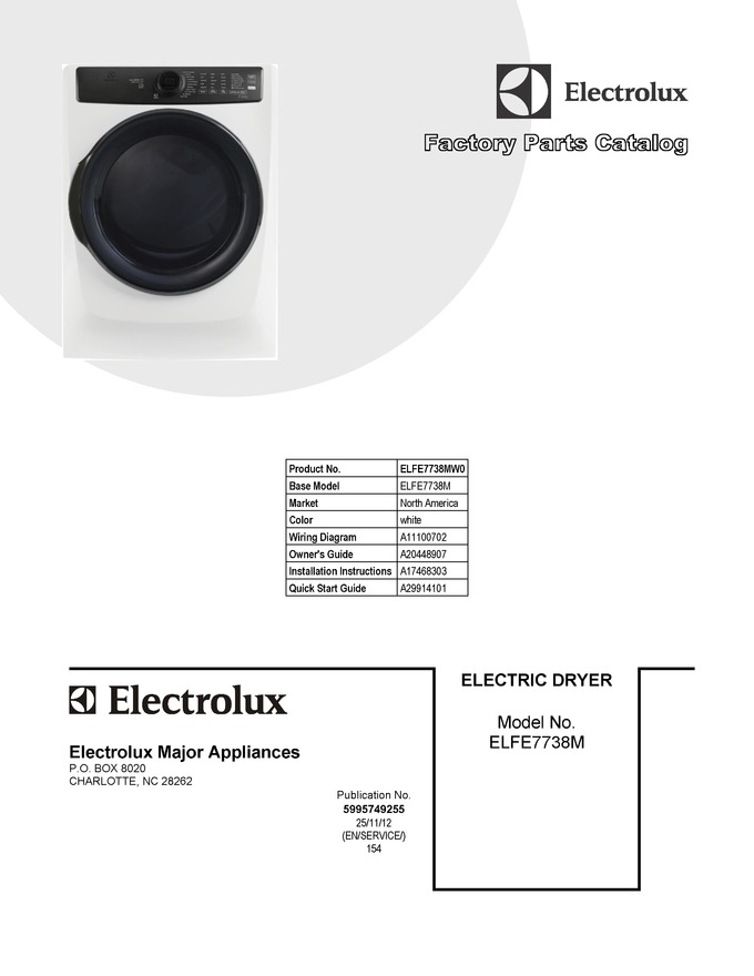 Diagram for ELFE7738MW0