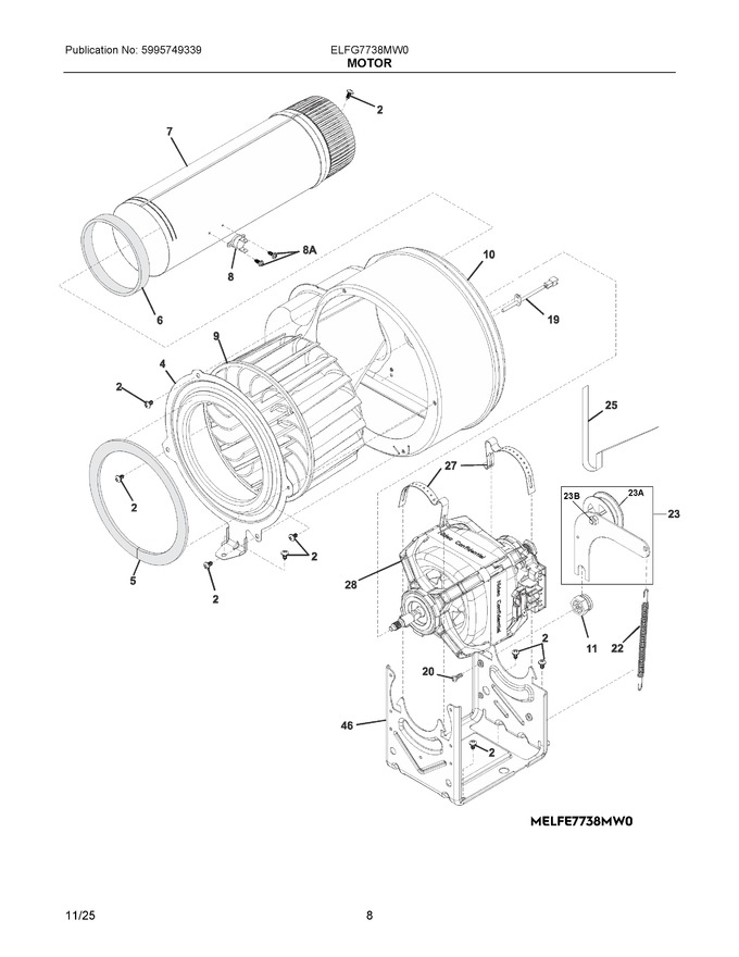 Diagram for ELFG7738MW0