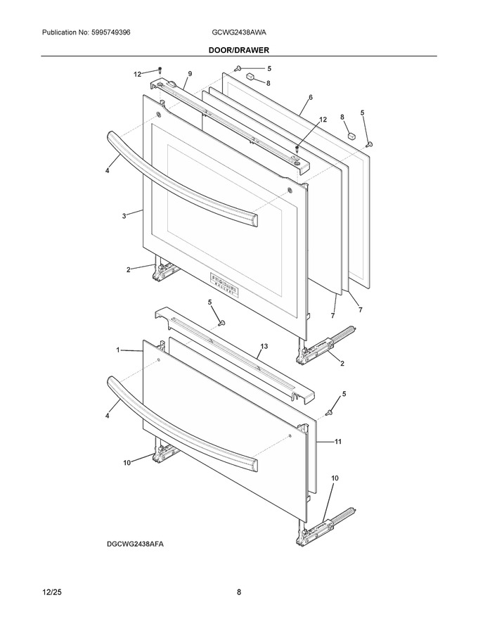 Diagram for GCWG2438AWA