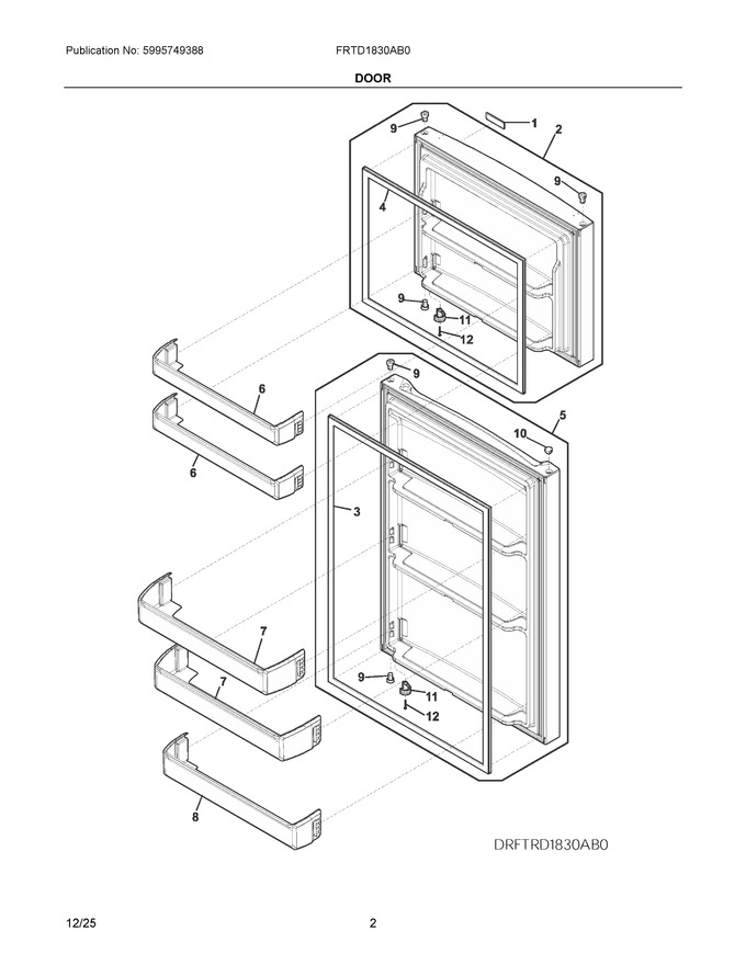 Diagram for FRTD1830AB0