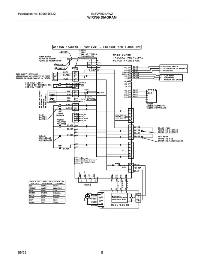Diagram for ELFW7537AW2
