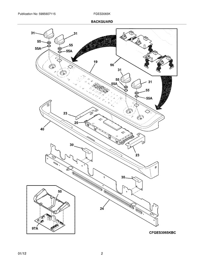 Diagram for FGES3065KBE