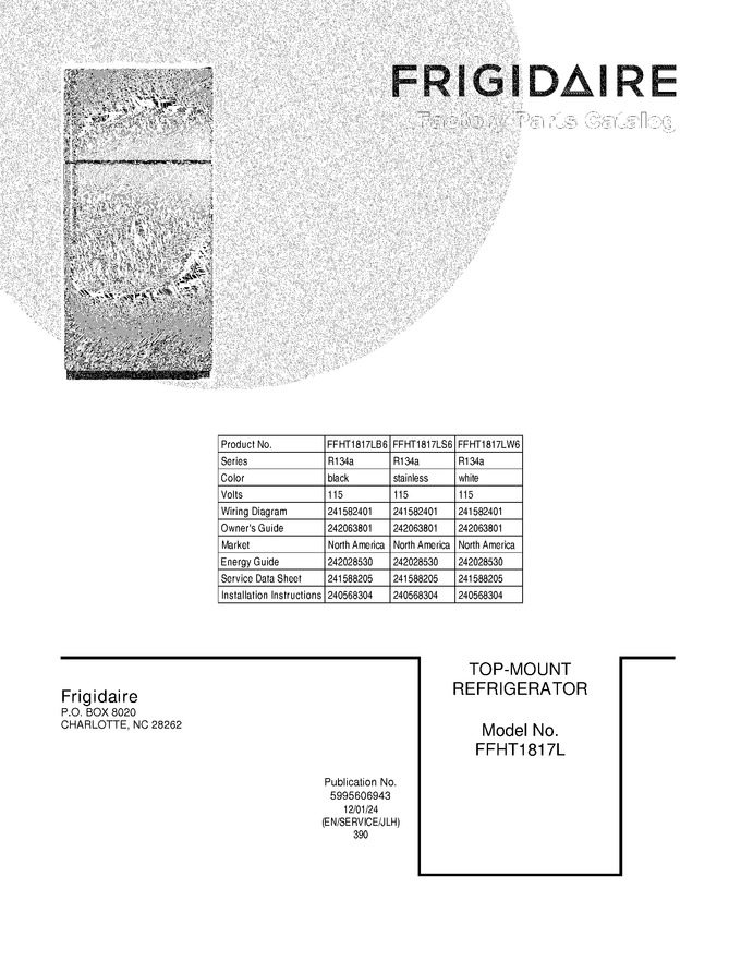 Diagram for FFHT1817LS6