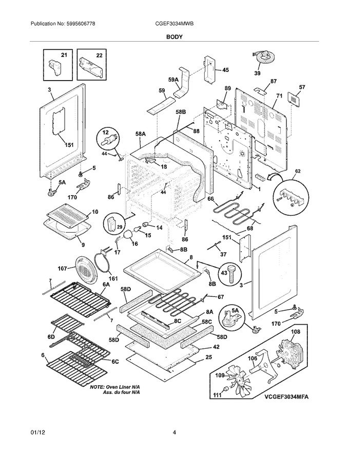 Diagram for CGEF3034MWB