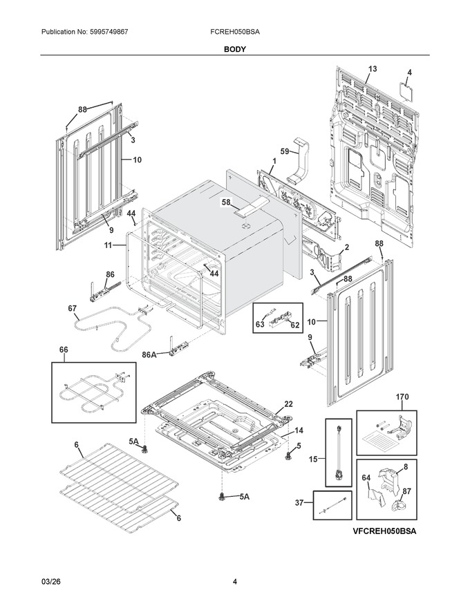 Diagram for FCREH050BSA