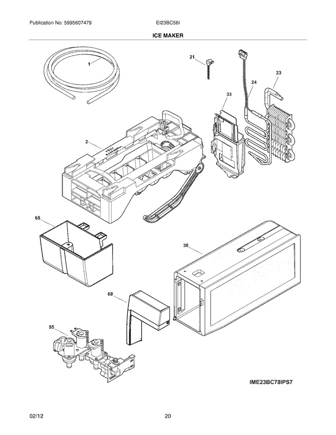 Diagram for EI23BC56IWB