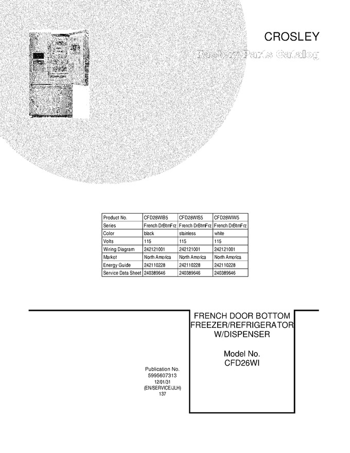 Diagram for CFD28WIW5