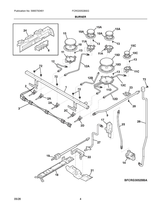 Diagram for FCRG3052BSG