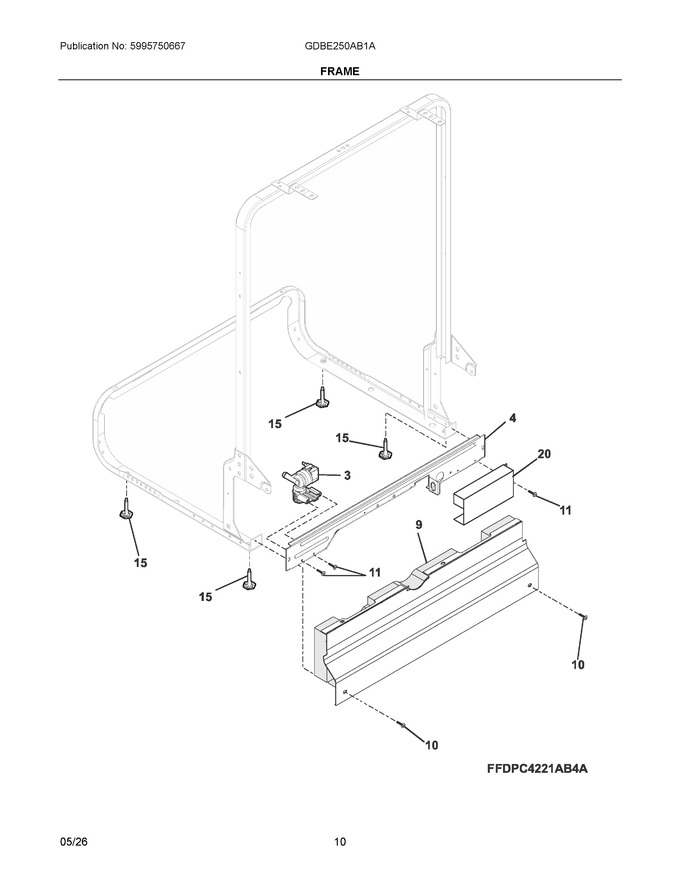 Diagram for GDBE250AB1A