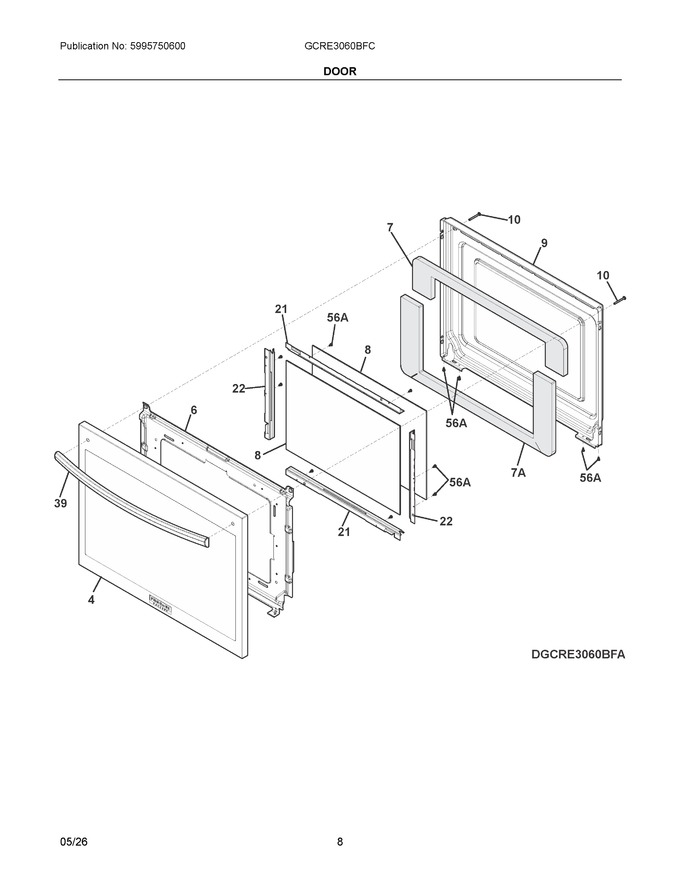 Diagram for GCRE3060BFC