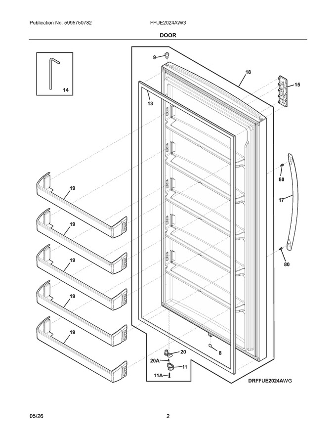 Diagram for FFUE2024AWG