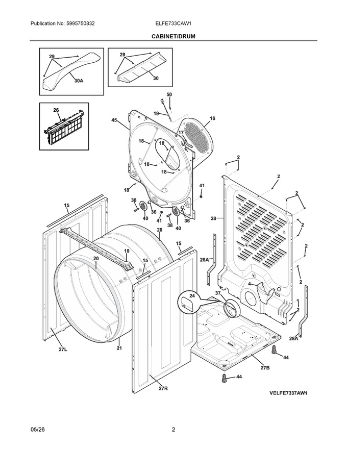 Diagram for ELFE733CAW1