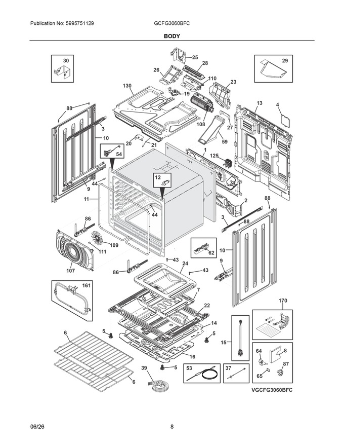 Diagram for GCFG3060BFC