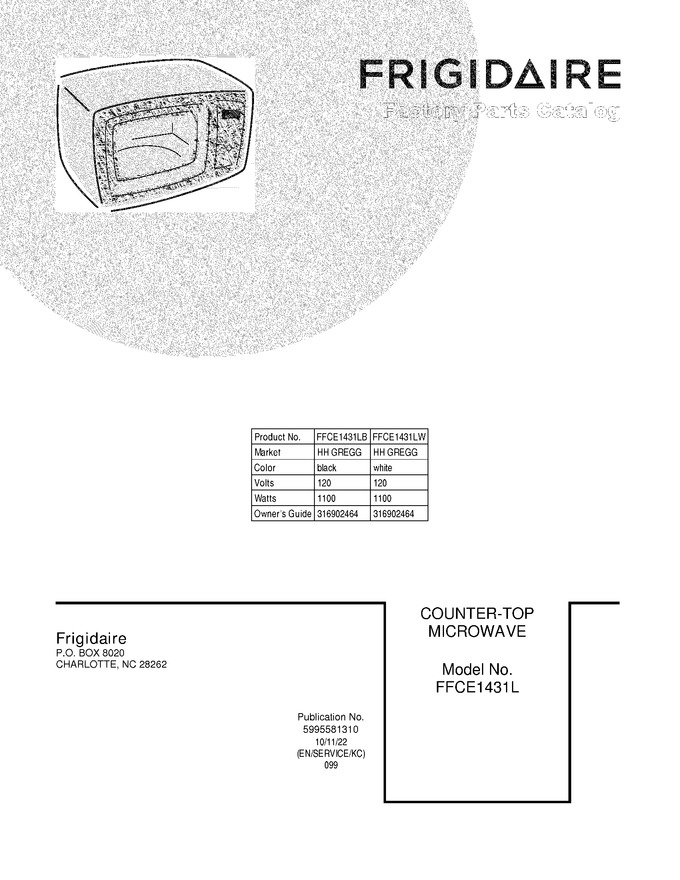 Diagram for FFCE1431LW