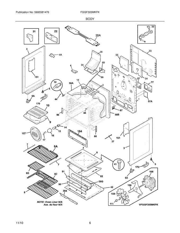 Diagram for FGGF305MKFK