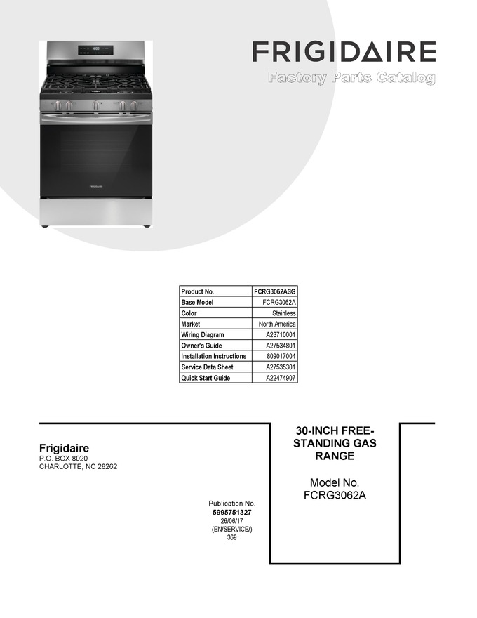 Diagram for FCRG3062ASG