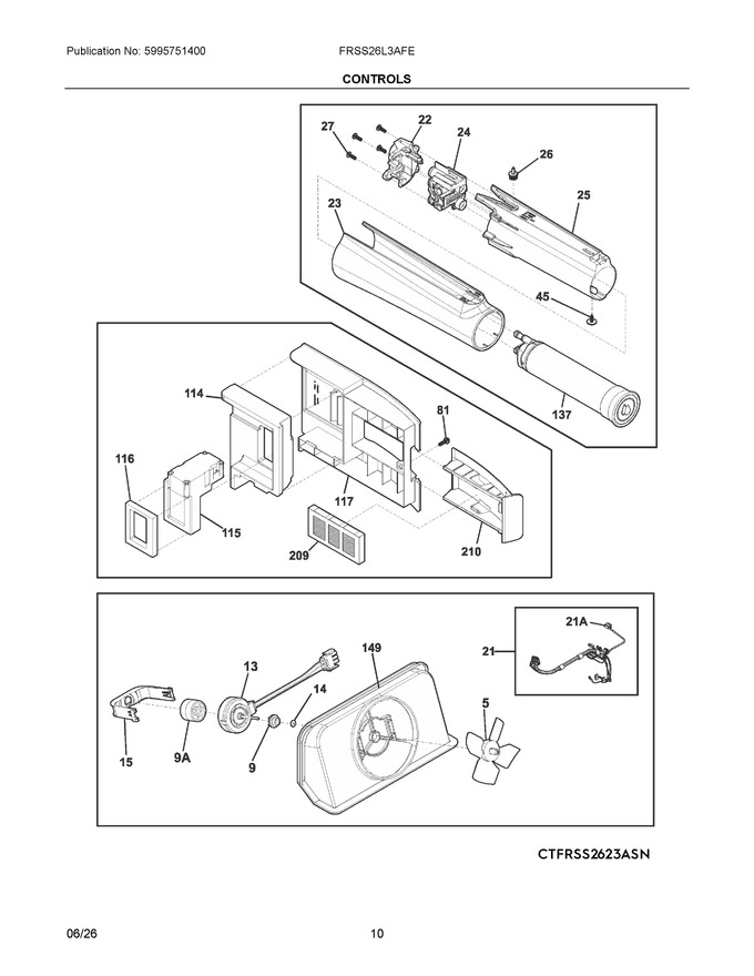 Diagram for FRSS26L3AFE