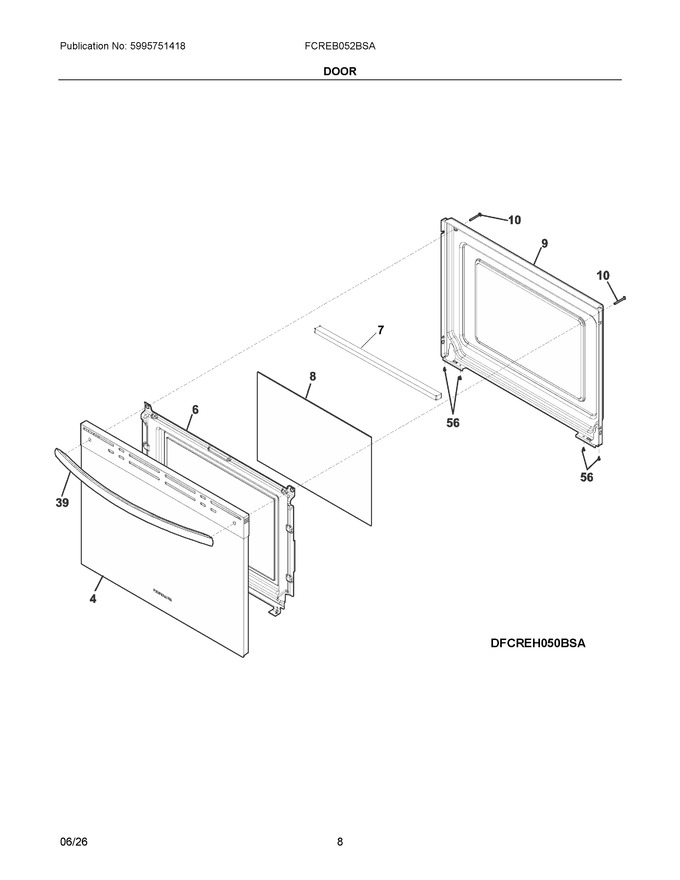 Diagram for FCREB052BSA