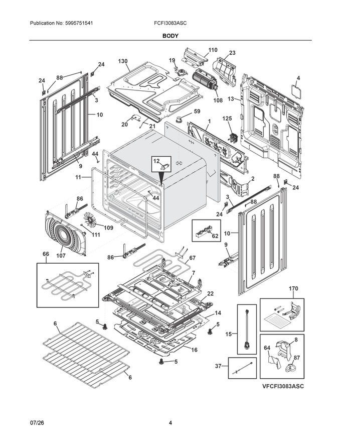 Diagram for FCFI3083ASC