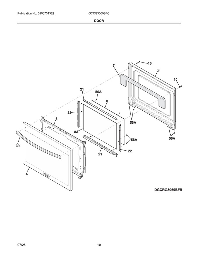 Diagram for GCRG3060BFC