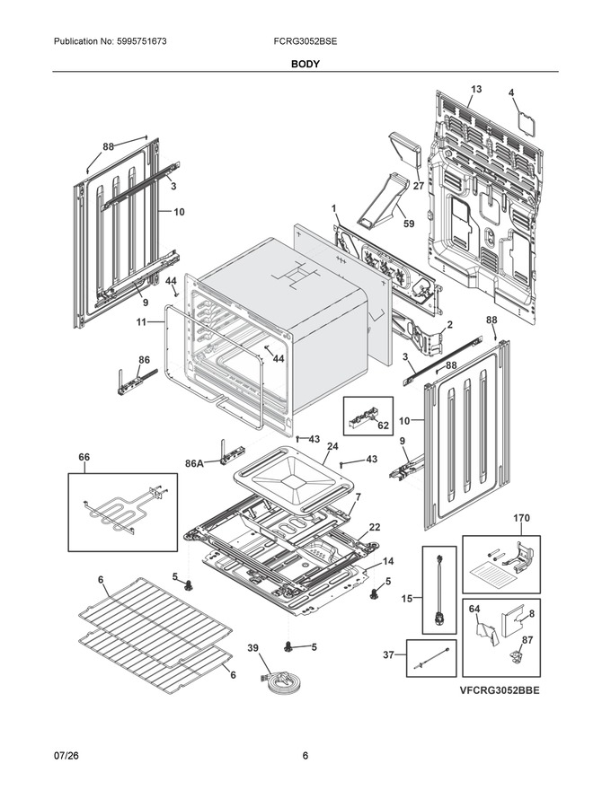Diagram for FCRG3052BSE