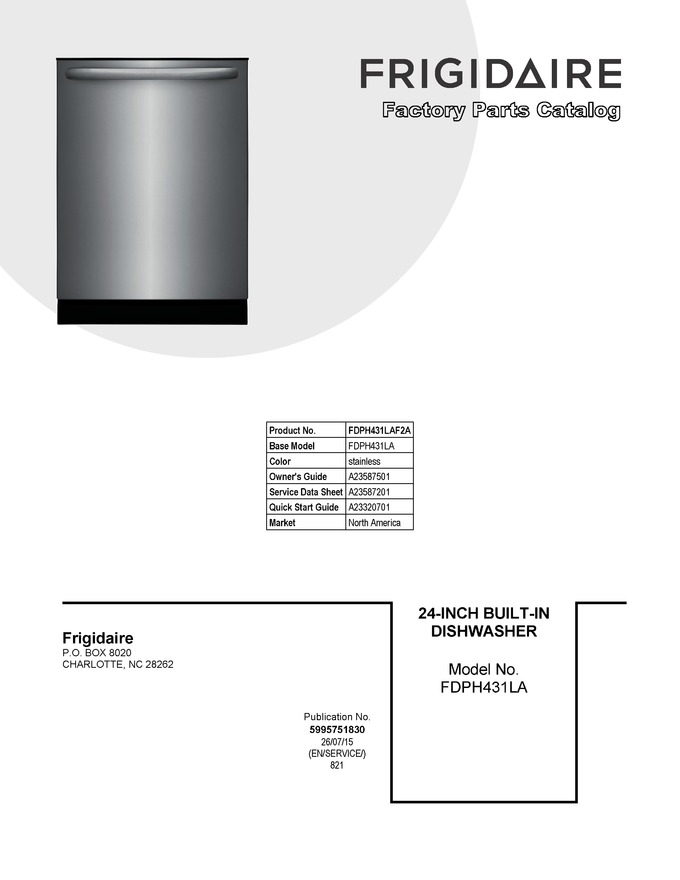 Diagram for FDPH431LAF2A