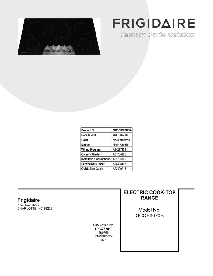 Diagram for GCCE3670BDA