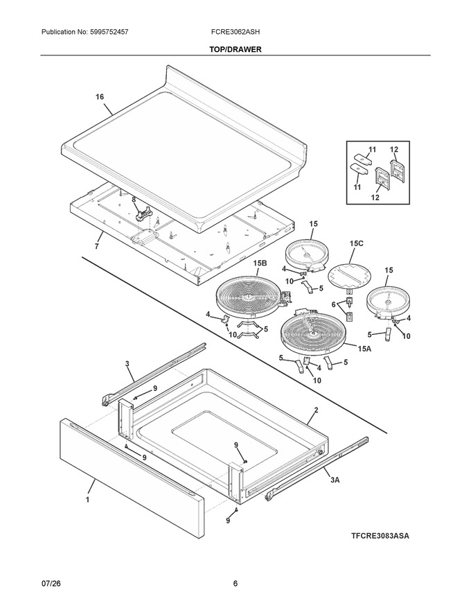 Diagram for FCRE3062ASH