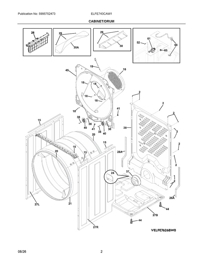 Diagram for ELFE743CAW1