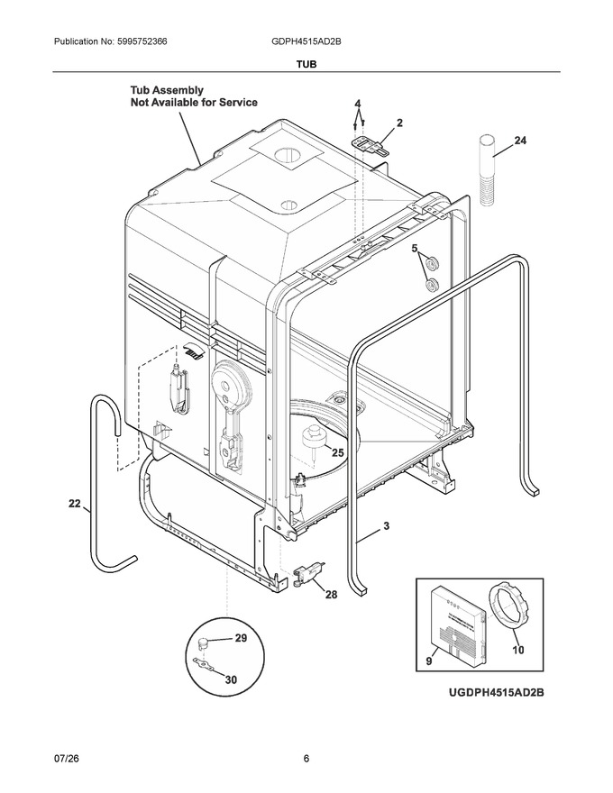 Diagram for GDPH4515AD2B