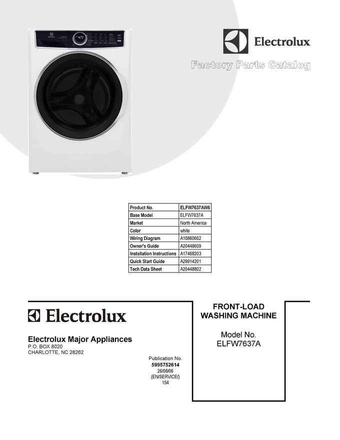 Diagram for ELFW7637AW6