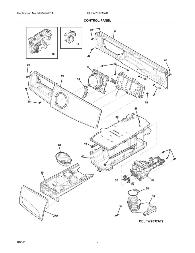 Diagram for ELFW7637AW6