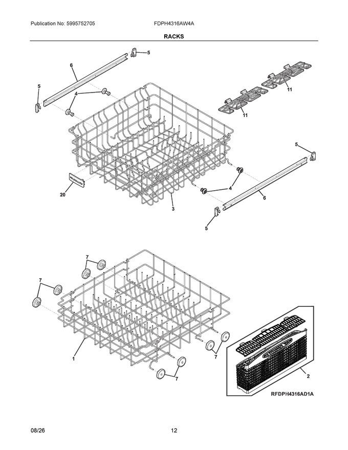Diagram for FDPH4316AW4A