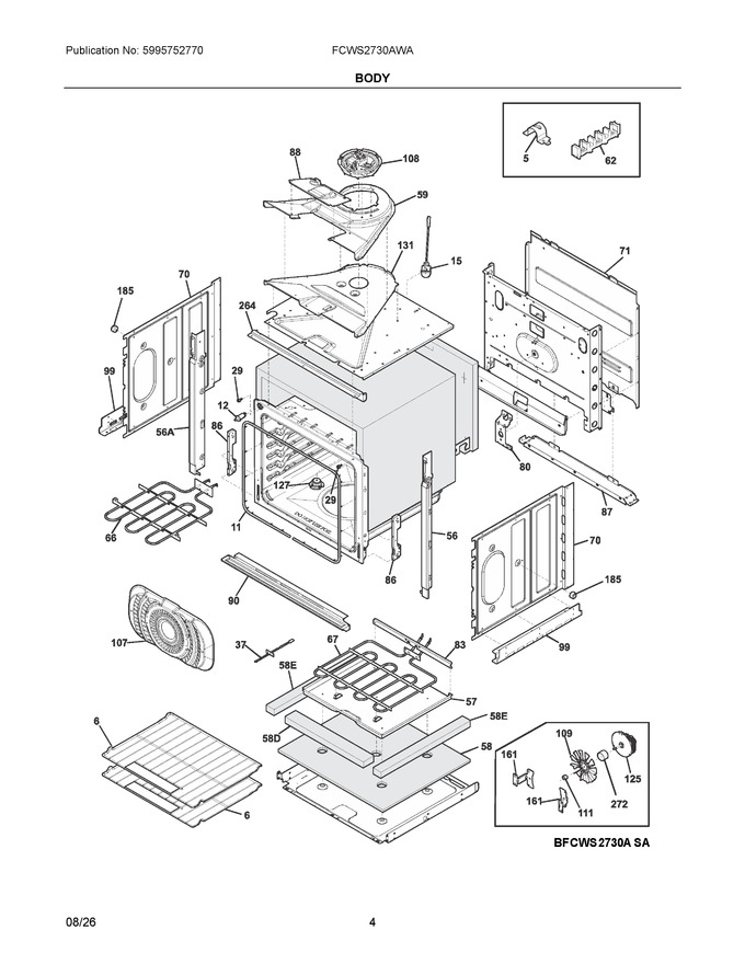 Diagram for FCWS2730AWA