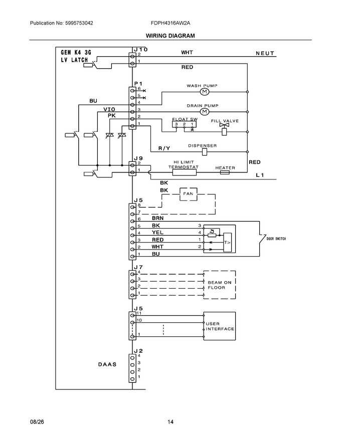 Diagram for FDPH4316AW2A