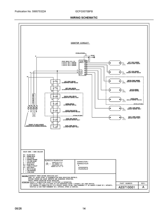 Diagram for GCFG3070BFB