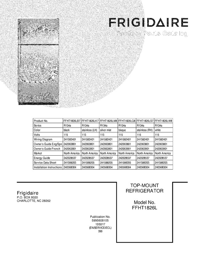 Diagram for FFHT1826LQ8