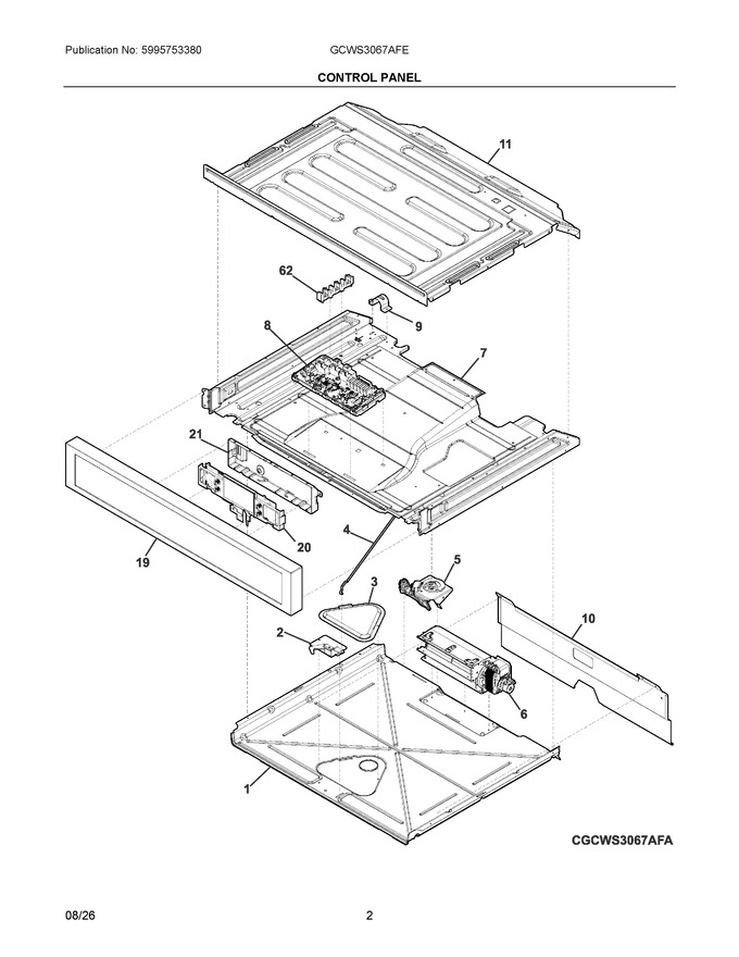 Diagram for GCWS3067AFE