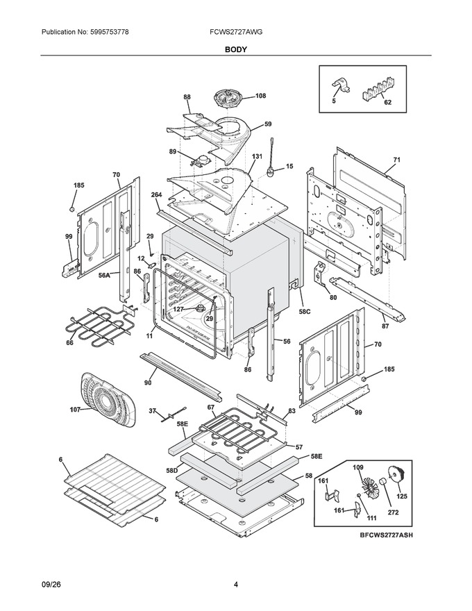 Diagram for FCWS2727AWG