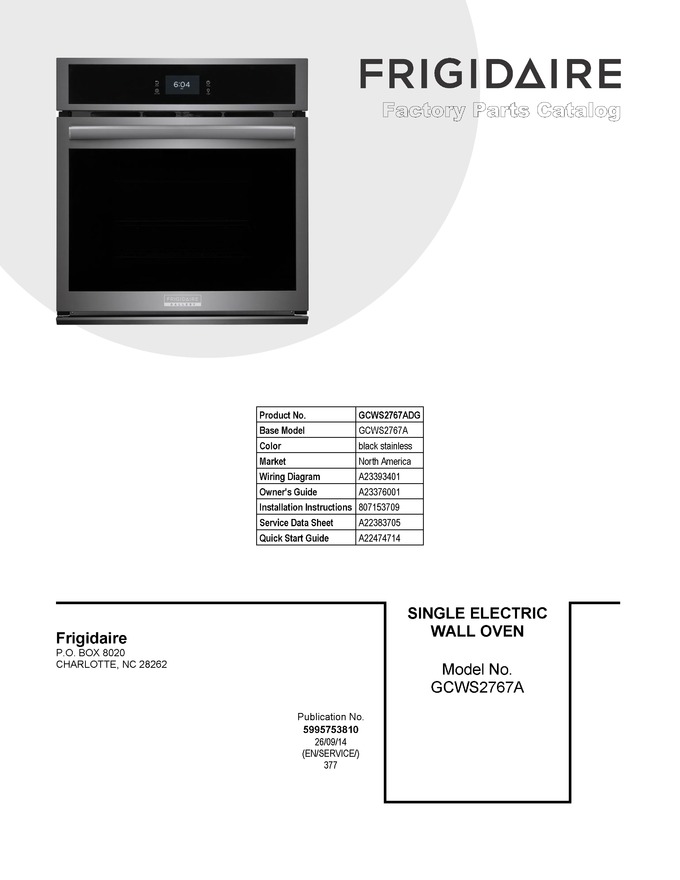 Diagram for GCWS2767ADG