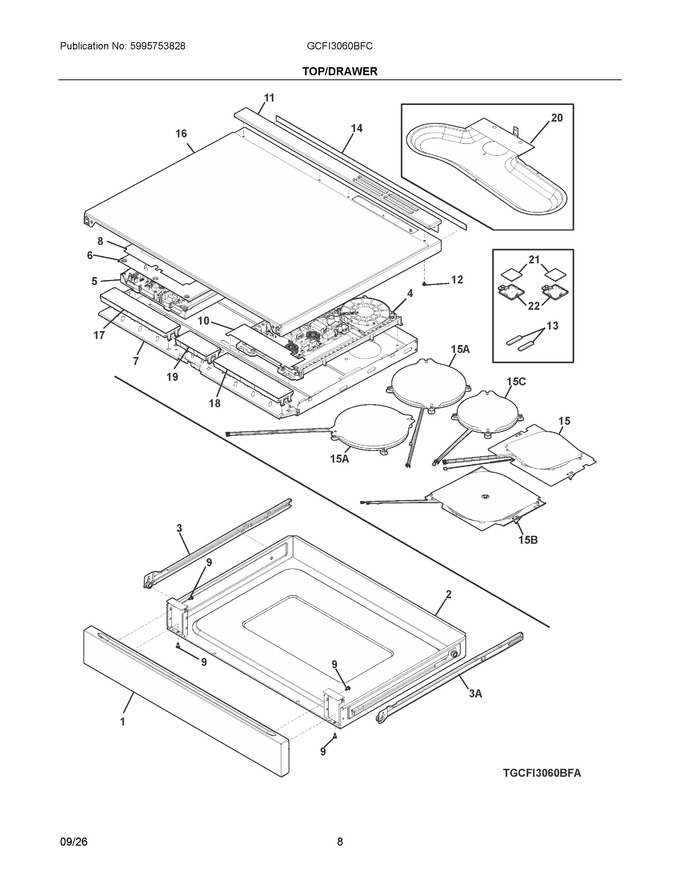 Diagram for GCFI3060BFC