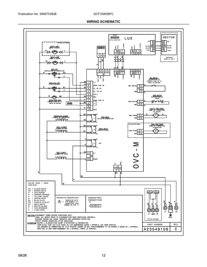 Diagram for GCFI3060BFC