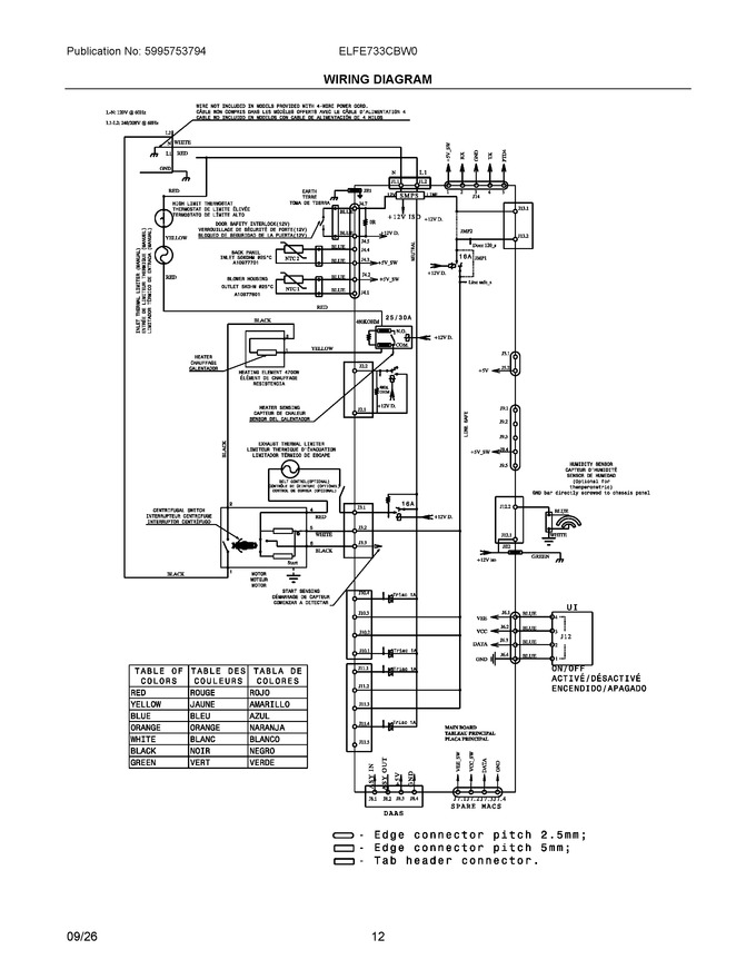Diagram for ELFE733CBW0