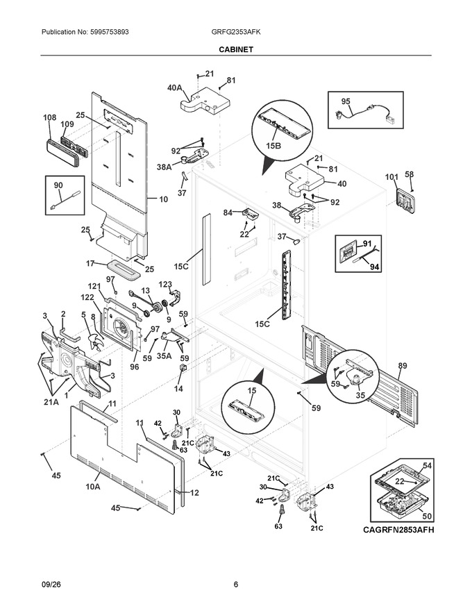 Diagram for GRFG2353AFK