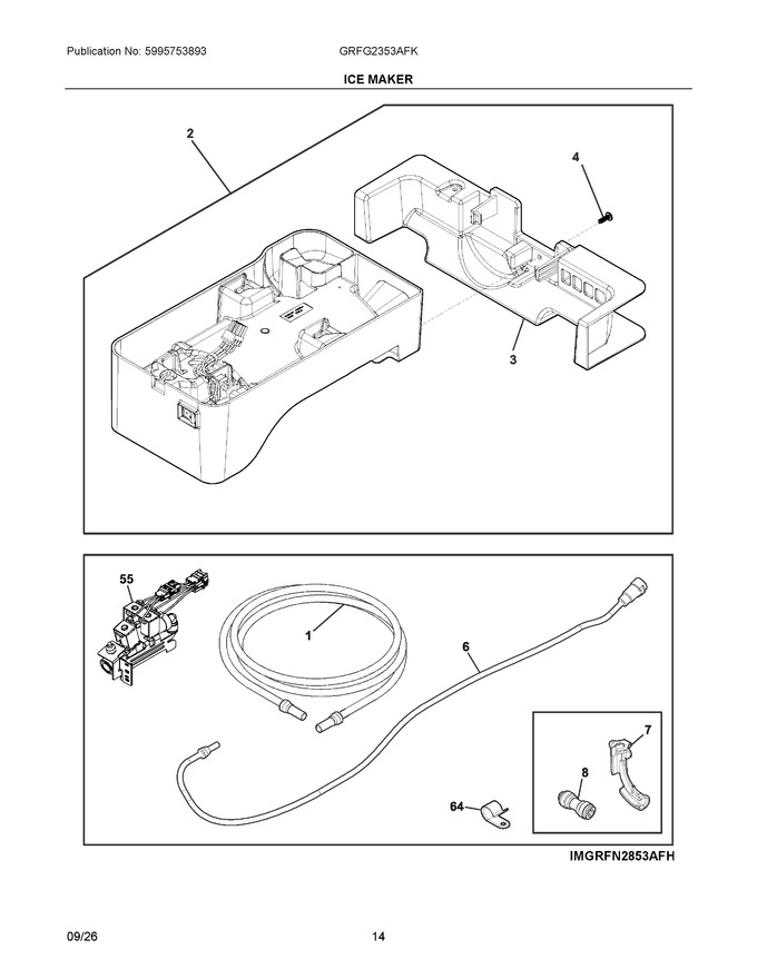 Diagram for GRFG2353AFK