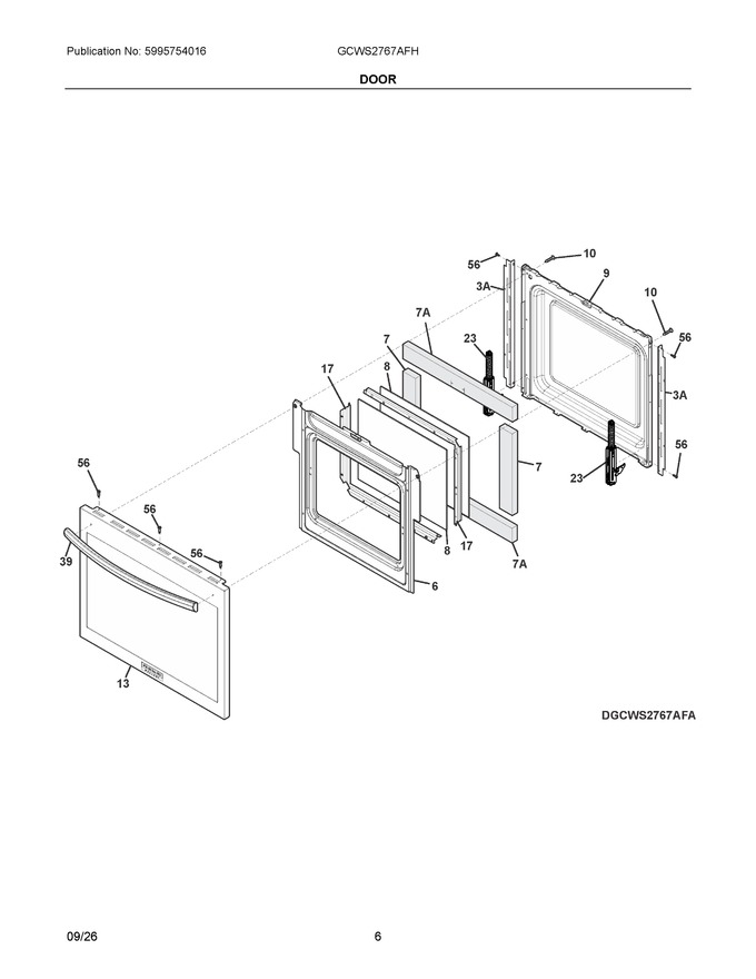 Diagram for GCWS2767AFH