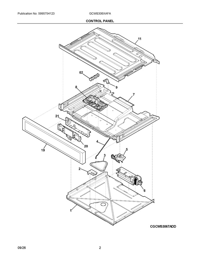 Diagram for GCWS306XAFA