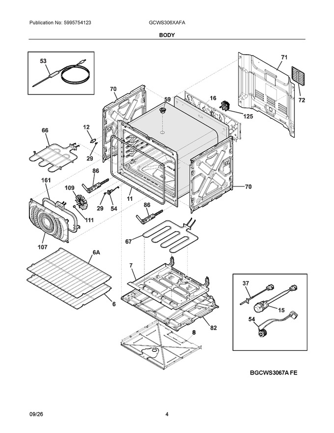 Diagram for GCWS306XAFA