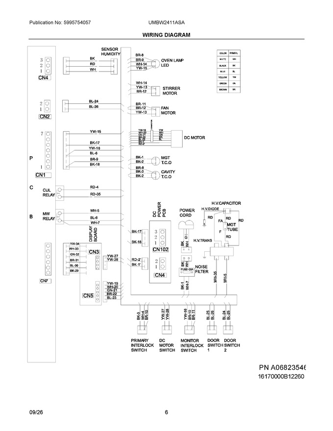 Diagram for UMBW2411ASA