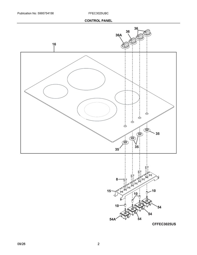 Diagram for FFEC3025UBC